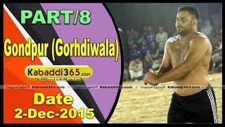 (1) Gondpur (Garhdiwala) Kabaddi Tournament 2 Dec 2015