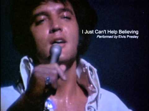 Elvis Presley - I Just Can't Help Believing (with rehearsal)