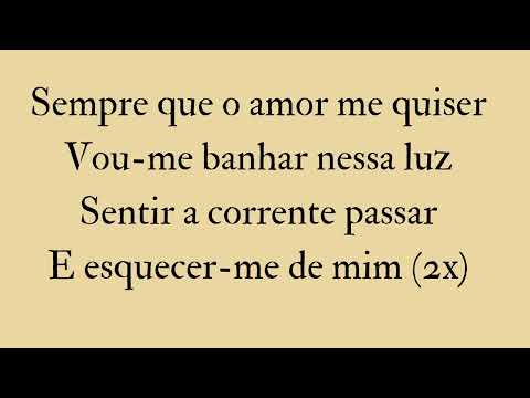 Sempre Que O Amor Me Quiser - Lena D'Água (Letra)