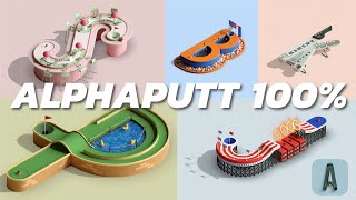 How to get all holes in one in Alphaputt