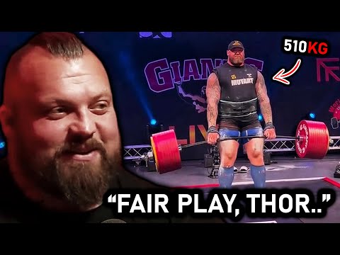 EDDIE HALL REACTS TO THOR'S 510 KG DEADLIFT!