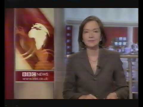 Vintage BBC One continuity and news - 26th March 2002 (Afghan earthquake)