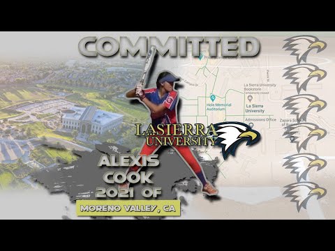2021 Alexis Cook 2021 Outfield Softball Skills Video