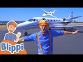 Blippi Explores A Private Jet Learn About Airplanes Educational Videos For Kids