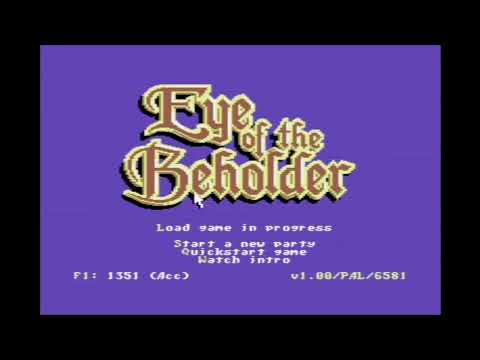 Eye of the Beholder Introduction - C64/128