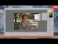 Photoshop 2025 Tutorial With Lana Lesson 131 Blur Background In Photo Of Girl Wearing Floral Dress