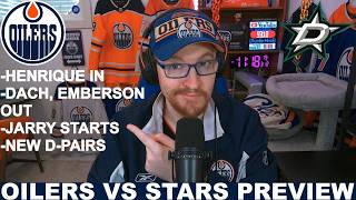 Pre-Game Report: Edmonton Oilers vs Dallas Stars