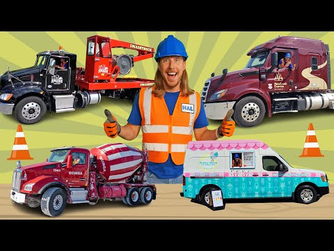 Amazing Trucks for Kids 🚛 | Semi Trucks, Garbage Trucks & Ice Cream Trucks | Handyman Hal