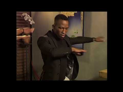 Artis The Artist teaches Katlego Maboe how to step on South African morning show