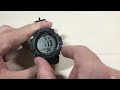 Casio Illuminator Setting The Time And Date