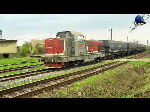 LDH 841 013-1 & Marfar CFR MARFA Freight Train in Viteza/Speed in Oradea Est Triaj - 04 April 2017