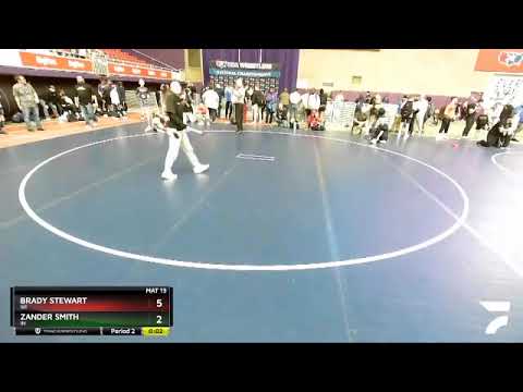 63 Lbs Cons. Round 4 - Zander Smith, IN Vs Brady Stewart, WI 83f1