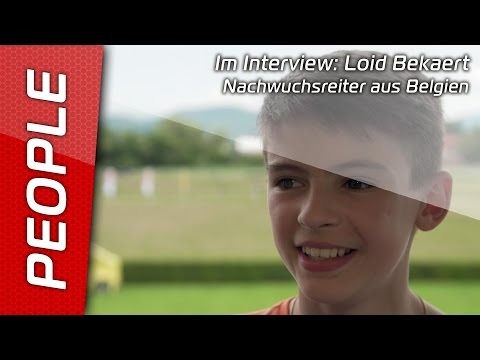 Im Interview: Nachwuchsreiter Loid Bekaert