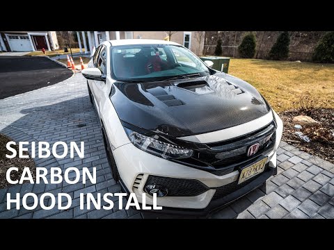 Installed the Seibon Vented Carbon Hood for the Type R!