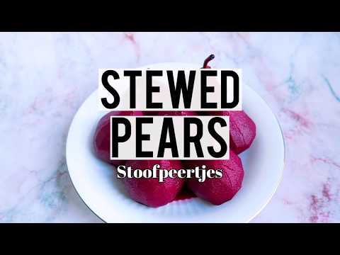 How To Make Stewed Pears