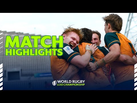Junior Wallabies CRUISE to victory! | Wales v Australia Highlights | World Rugby U20 Championship