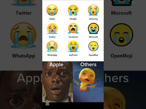 MIND-BLOWING Differences in Crying Emojis Across Apple Google Samsung