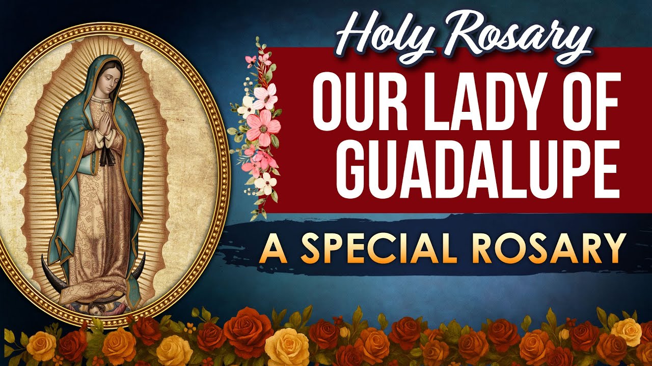 Holy Rosary | Our Lady of Guadalupe | Prayer for Comfort, Protection & Hope | Virtual Rosary