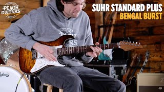 Video thumbnail for No Talking...Just Tones | Suhr Standard Plus Bengal Burst Pau Ferro by Peach Guitars