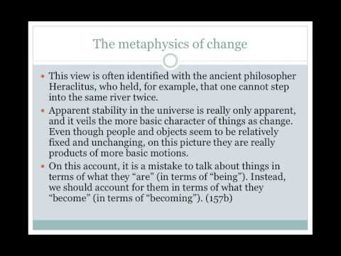 Theaetetus's Epistemology and Metaphysics