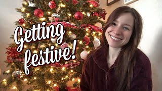 CHRISTMAS BEDROOM TRANSFORMATION 2020: decorating my room for Christmas + a break from vet school!