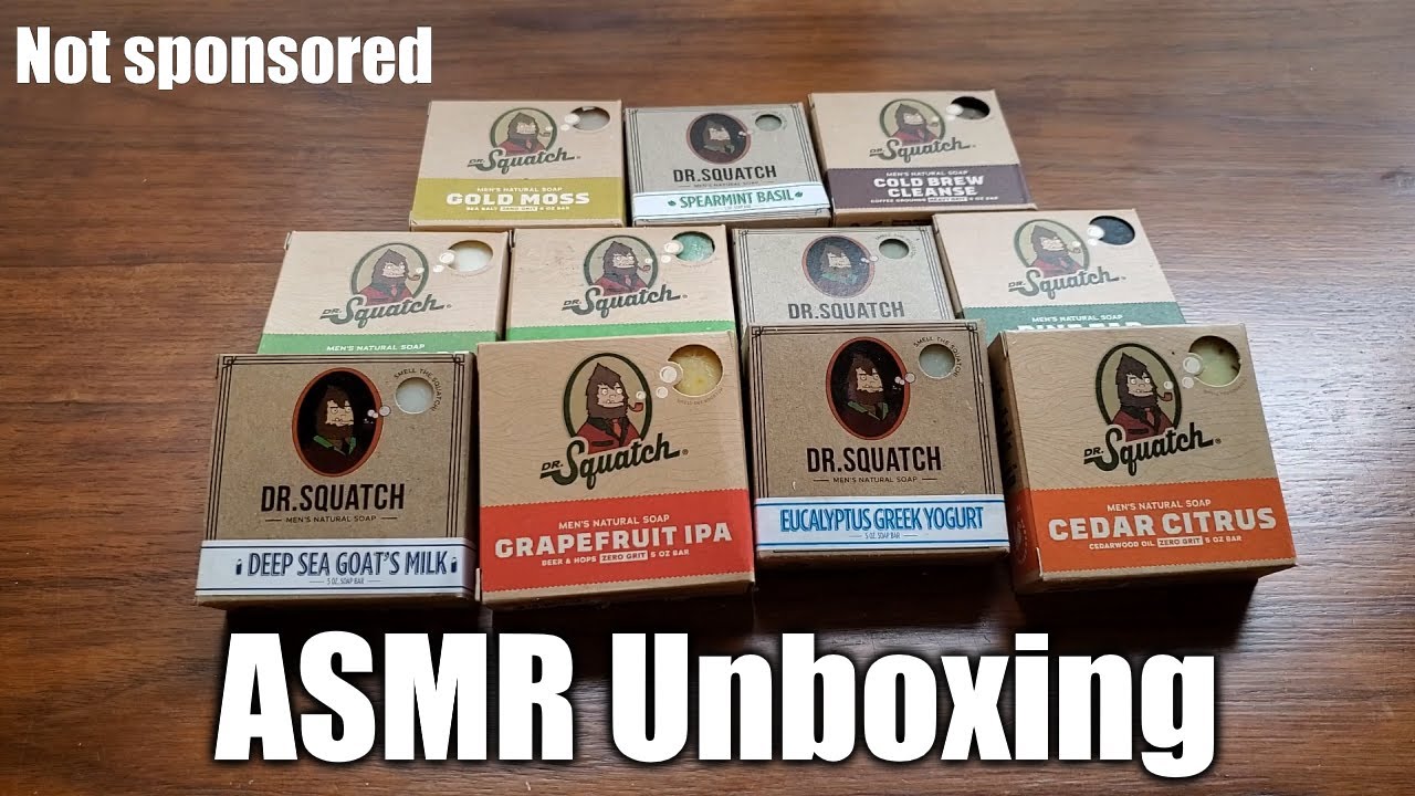 Dr. Squatch Men's Soap Variety Pack – Manly Scent Bar Soaps: Alpine Sage, Spearmint Basil, Cool Fresh Aloe, Bay Rum, Grapefruit IPA – Handmade with Organic Oils in USA (5 Bars) #3 Dr. Squatch Favorites 5 Ounce (Pack of 5)