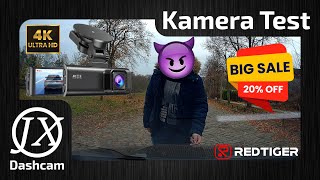 REDTIGER F7NP I 2 Kanal Dashcam mit Saugnapf & gutem 4K Bild! #redtiger #dashcam #redtigerF7NP