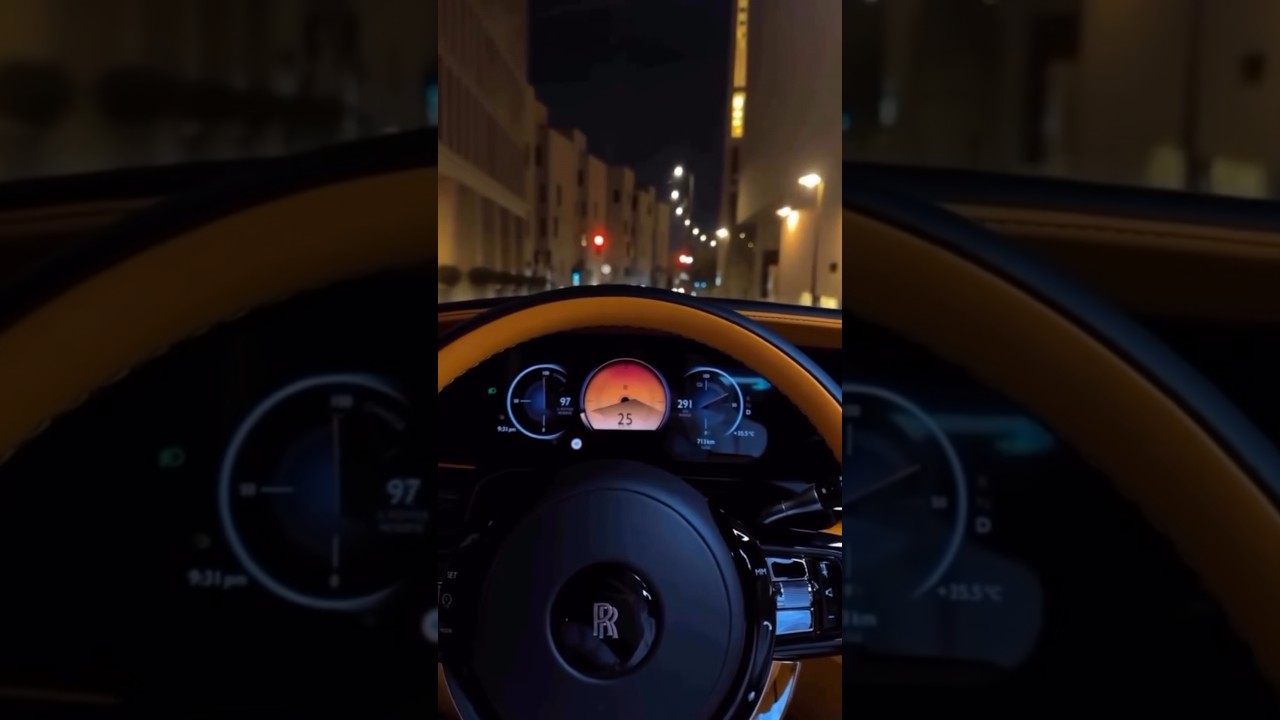 Silently Powerful — Rolls-Royce Spectre Night Drive with Digital Dashboard
