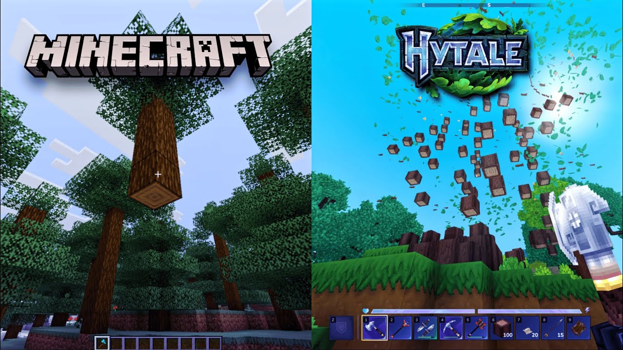 Que Diferencias existen entre Minecraft y Hytale.