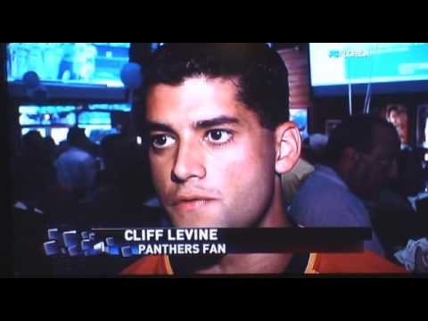 This is me on TV getting interviewed about Florida Panthers 2010 3rd Overall Pick Erik Gudbranson