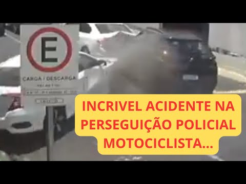 PERSEGUIÇÃO POLICIAL SUSPEITO BATE CARRO E SAI CORRENDO.