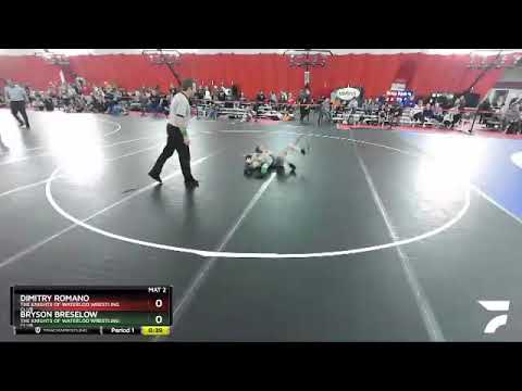 79-88 Lbs Round 2 - Dimitry Romano, The Knights Of Waterloo Wrestling Club Vs Bryson Breselow, The