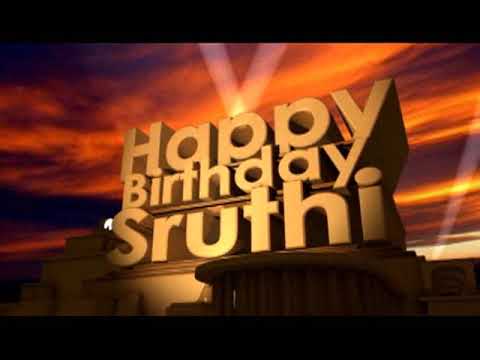 Happy Birthday Sruthi