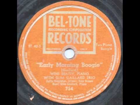 Early Morning Boogie - Wini Beatty with Slim Gaillard Trio
