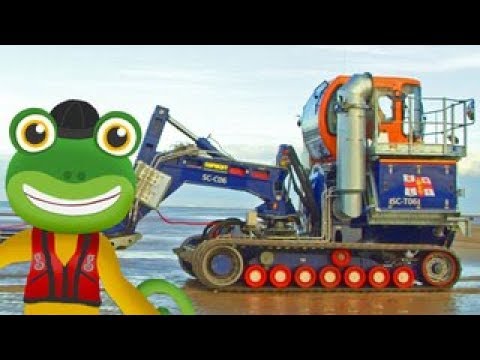 Launch and Rescue Tractor! | Gecko's Real Vehicles | Trucks For Kids | Educational Videos For Kids
