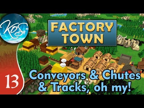 Factory Town Ep 13: PLAYING WITH TRANSPORT - (Extremely Alpha!) - Let's Play, Gameplay