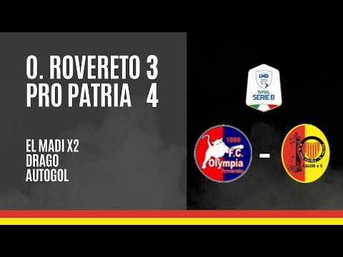 Serie B Futsal 21/22 - Olympia Rovereto vs Pro Patria San Felice - Highlights