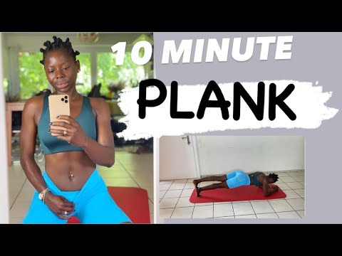 10 MINUTE INTENSE PlANK  CHALLENGE NO REST ( No EQUIPMENT )