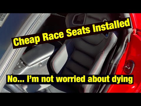 C5 Corvette EBAY/ Amazon BUDGET Race Seat Installation
