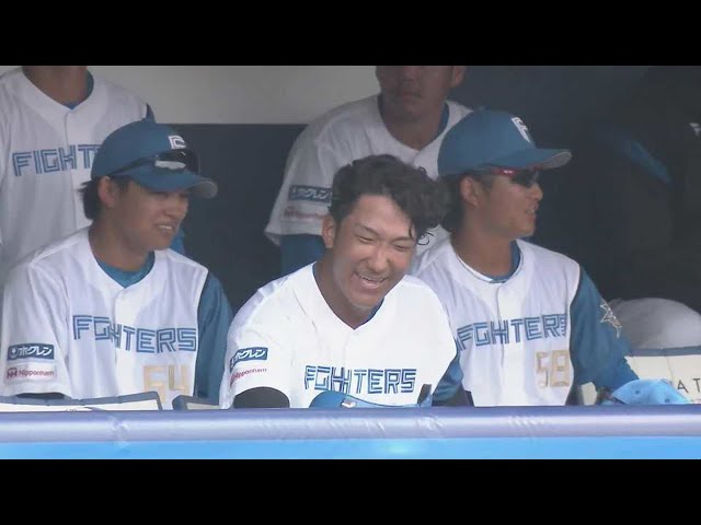 【ファーム】ファイターズ・有薗直輝 バックスクリーンに飛び込むソロホームラン!!  2023年7月9日 千葉ロッテマリーンズ 対 東京ヤクルトスワローズ