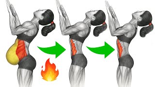 ➜ 10 Min Standing Workout To LOSE FLABBY STOMACH FAST | Get A FLAT BELLY & SMALL WAIST In 14 Days