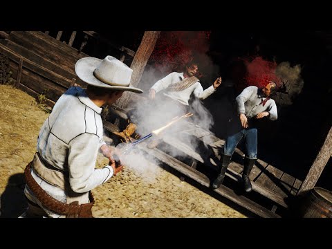 Buster Scruggs - GunTricks  & QuickDraws - Red Dead Redemption 2 [No DeadEye]