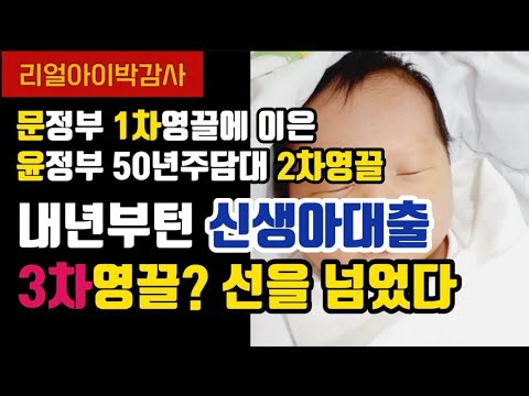 1차영끌 2차영끌 내년부터 신생아대출 3차영끌? 선을 넘었다!!