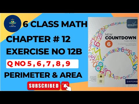 Class 6 Math | Chapter 12 | Exercise 12B Q No 5-9 || New countdown third edition | oxford