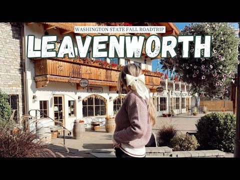 WASHINGTON STATE FALL ROADTRIP 🍂🏔️ The iconic PNW Bavarian town of Leavenworth!