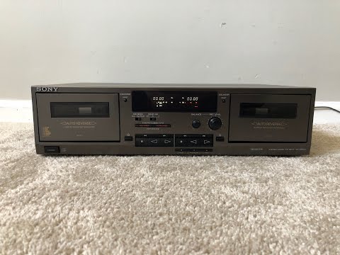 Sony TC-WR531 Stereo Dual Double Cassette Deck Tape Player