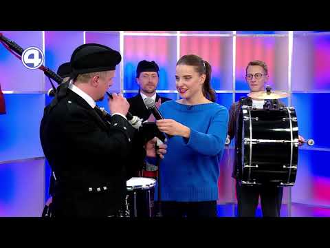 Оркестр волынщиков «City Pipes» в прямом эфире