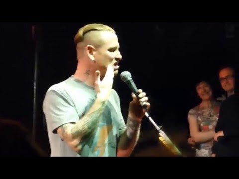 Corey Taylor - Intro speech (very comical) and Q&A - live @ KOKO Camden,  London 8.5.16