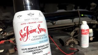 Sea Foam Official video - How to clean a gasoline fuel injection air intake with Sea Foam Spray