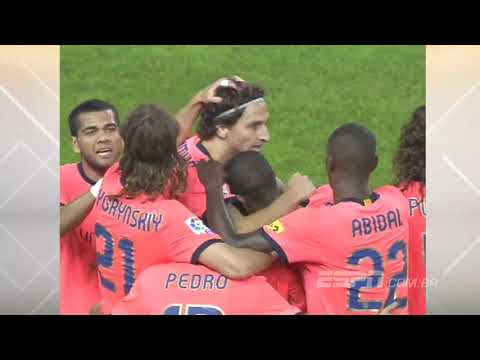 Málaga 0 x 2 Barcelona - Campeonato Espanhol 2009/2010